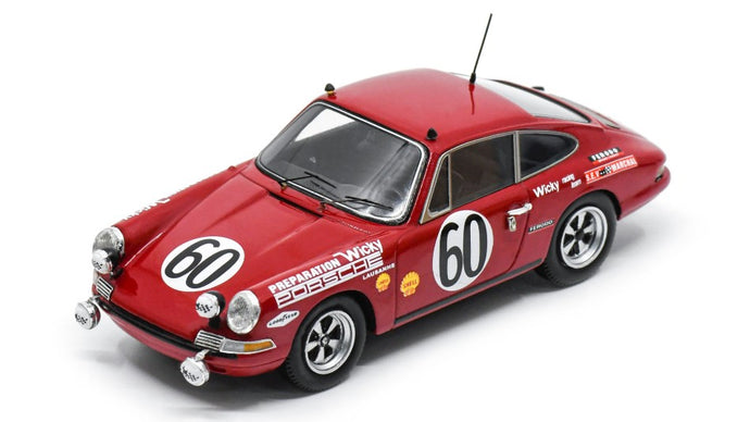 PORSCHE 911 T N.60 LM 1968 J.DE MORTEMART-W.MEIER 1:43