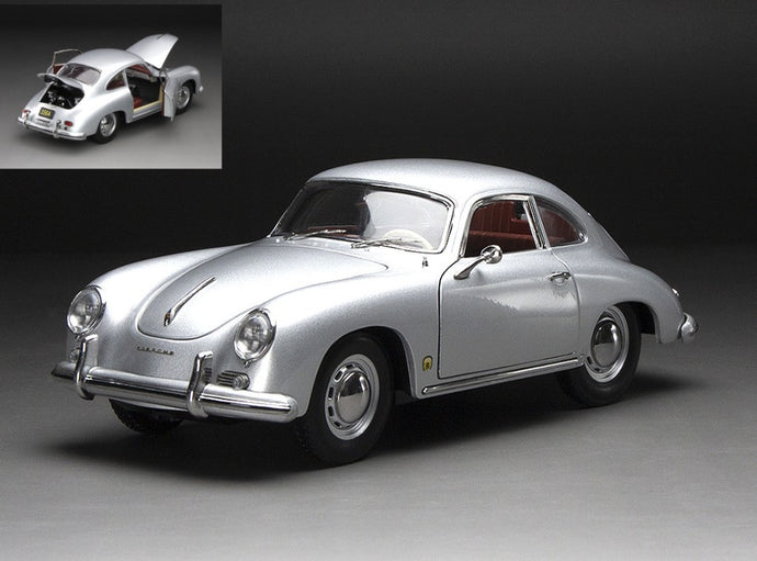 PORSCHE 356A 1500 GS CARRERA GT 1957 SILVER 1:18