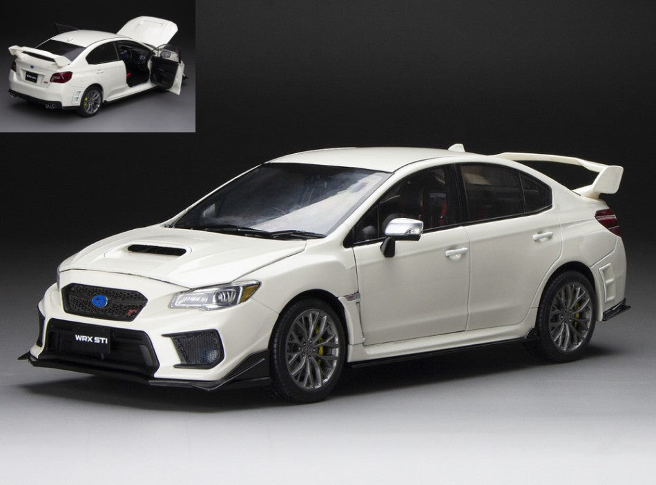 SUBARU WRX CHALLENGE PACKAGE 2018 CRYSTAL WHITE PEARL 1:18