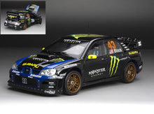 Indlæs billede til gallerivisning SUBARU IMPREZA WRC06 N.43 GYMCANA 2008 KEN BLOCK BLACK/BLUE 1:18