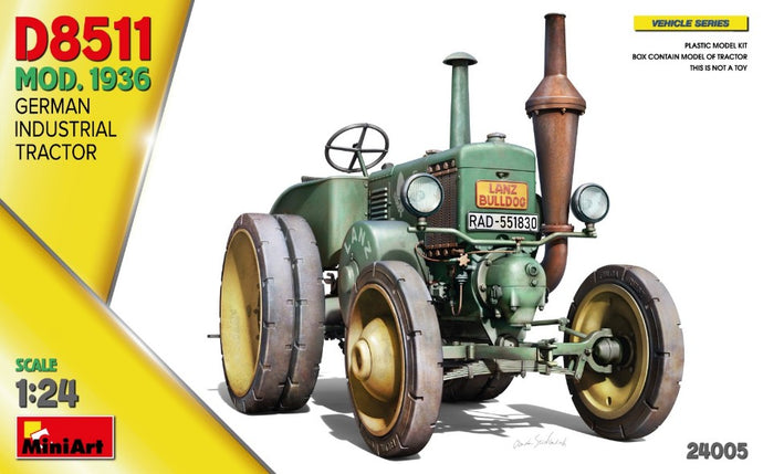 LANZ BULLDOG D8511 GERMAN INDUSTRIAL TRACTOR 1936 / 1:24