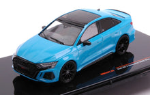 Indlæs billede til gallerivisning Audi RS3 2022 lys blå 1:43