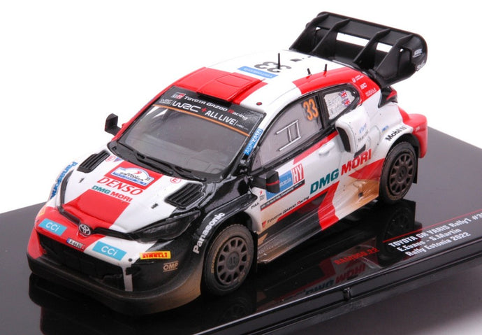 TOYOTA GR YARIS WRC N.33 RALLY EASTLAND 2022 EVANS-MARTIN 1:43