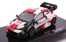 Indlæs billede til gallerivisning Toyota GR YARIS #18 KATSUTA/JOHNSTON WRC RALLYE ESTALND 2022 hvid/rød/sort 1:43