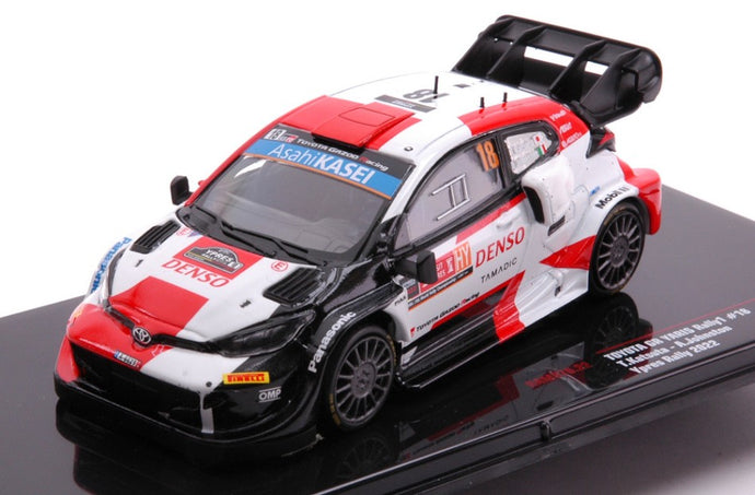 TOYOTA YARIS WRC N.18 RALLY YPERN 2022 KATSUTA-JOHNSTON 1:43