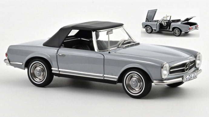 MERCEDES 230 SL 1963 GREY 1:18