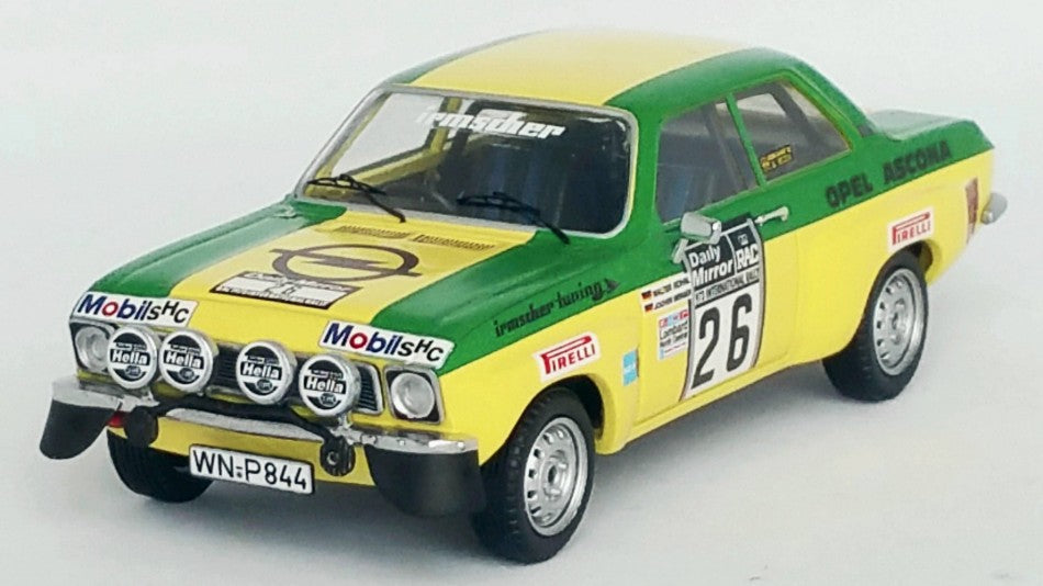 OPEL ASCONA N.26 RAC RALLY 1973 ROHRL-BERGER 1:43