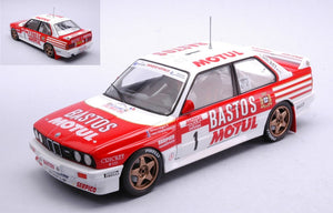 BMW E30 M3 #1 BEGUIN/LENNE WRC RALLYE TOUR DE CORSE 1988 rød/hvid 1:24