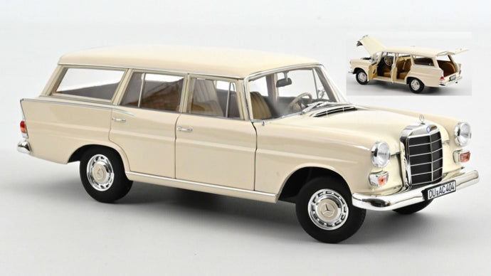 MERCEDES 200 UNIVERSAL 1966 CREAM 1:18