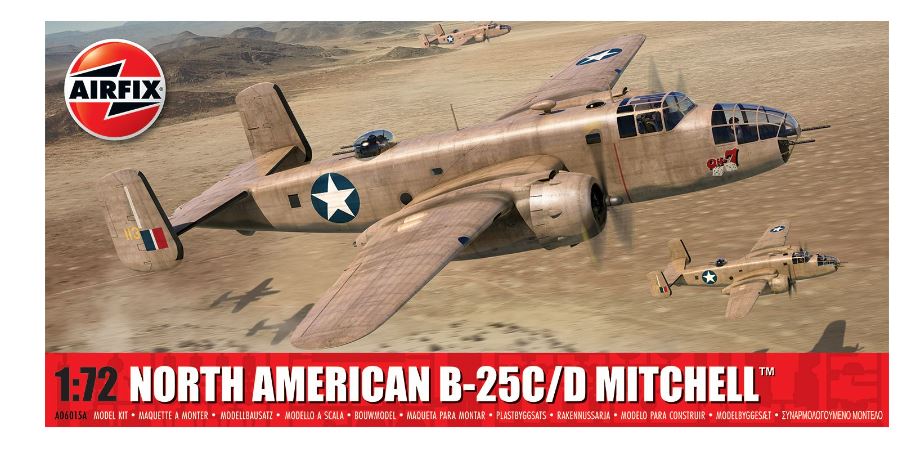 NORTH AMERICAN B-25C D MITCHELL KIT 1:72