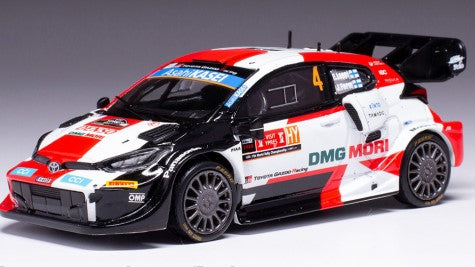 TOYOTA YARIS GR RALLY1 TEAM TOYOTA GAZOO RACING WRT N 3 RALLY YPRES 2022 LAPPI ESAPEKKA - JANNE FERM WHITE RED BLACK 1:43