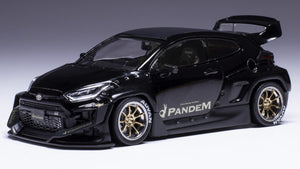 TOYOTA PANDEM GR YARIS BLACK 1:43