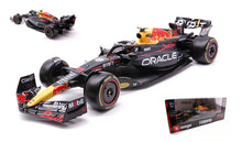 Indlæs billede til gallerivisning Red Bull RB19 #11 SERGIO PEREZ 2023 mørk blå/rød/gul 1:18 fra Burago