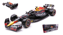 Indlæs billede til gallerivisning Red Bull RB19 #1 MAX VERSTAPPEN WINNER &quot;QATAR&quot; GP - F1 WORLD CHAMPION 2023 mørk blå/rød/gul 1:18