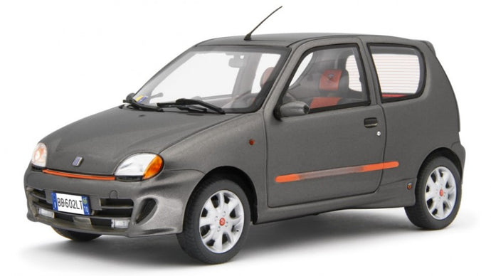 FIAT 600 SPORTING ABARTH 1998 DARK MET.GREY 1:18