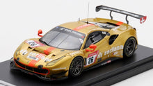 Indlæs billede til gallerivisning FERRARI 488 GT3 EVO 3.9L TURBO V8 TEAM OCTANE126 SERLIANA N 26 POLE POSITION 24h NURBURGRING 2022 BJORN GROSSMANN - JONATHAN HIRSCHI - LUCA LUDWIG - SIMON TRUMMER GOLD MET 1:43
