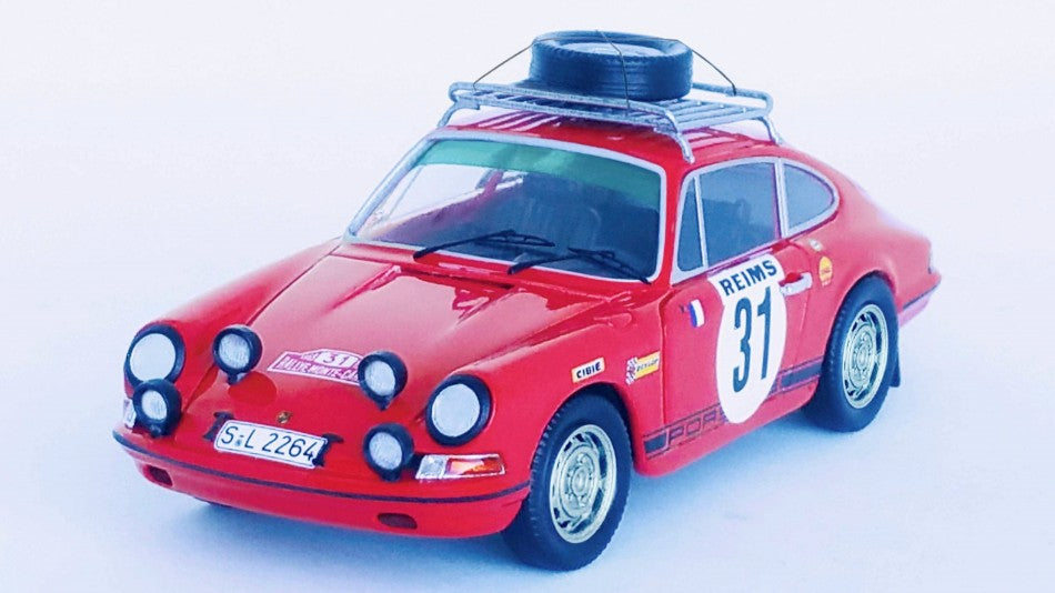 PORSCHE 911 S 2nd RALLY MONTE CARLO 1969 LARROUSSE-GELIN 1:43