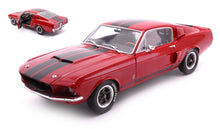 Indlæs billede til gallerivisning Shelby GT500 1967 rød/sort 1:18