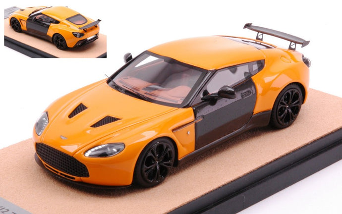 ASTON MARTIN V12 ZAGATO 2012 GLOSS ORANGE W/CARBON ED.LIM.PCS 10 1:43