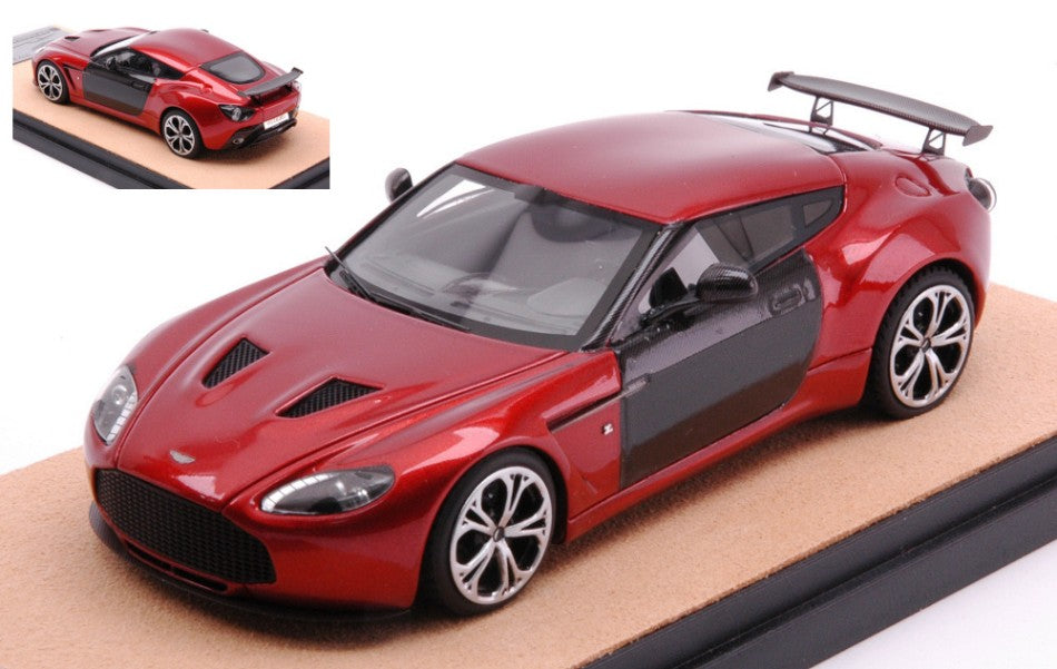 ASTON MARTIN V12 ZAGATO 2012 METALLIC RED W/CARBON ED.LIM.PCS 10 1:43