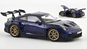 PORSCHE 911 GT3 RS 2022 MET.GENTIAN BLUE 1:18