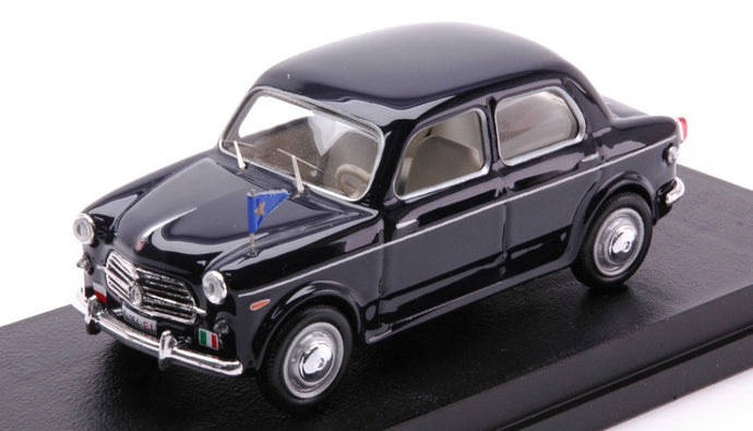FIAT 1100 103TV ESERCITO ITALIANO 1955 AUTO DEL GENERALE - MILITARY COMMAND CAR BLACK 1:43