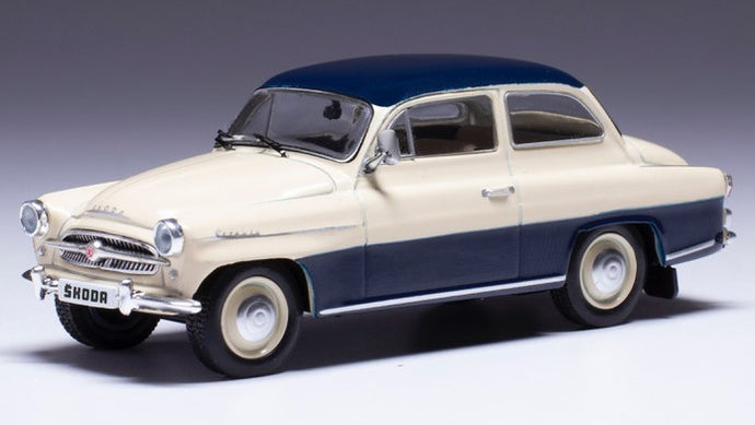 SKODA OCTAVIA 1959 BEIGE/BLUE 1:43