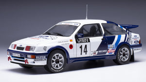 Ford SIERRA RS COSWORTH #14 SAINZ/MOYA RALLY FINLAND 1988 hvid/blå 1:24