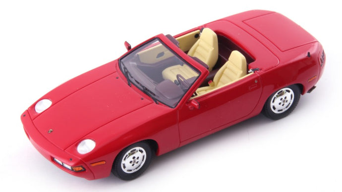 PORSCHE 928 CONVERTIBLE CARELLI DESIGN 1981 RED 1:43