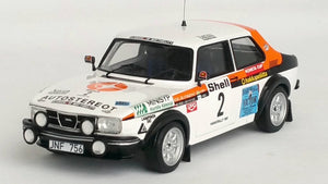 SAAB 99 4th RALLY HANKKIRALI 1981 BLOMQVIST-GRONDAHL 1:43