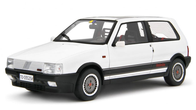 FIAT UNO TURBO I.E. ANTISKID 1988 WHITE 1:18