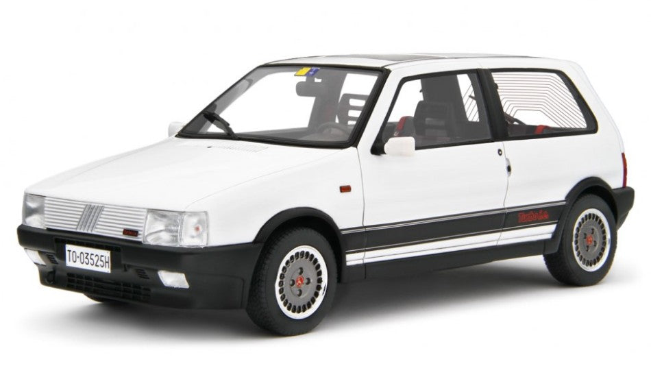 FIAT UNO TURBO I.E. ANTISKID 1988 WHITE 1:18