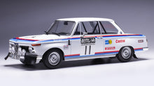 Indlæs billede til gallerivisning BMW 2002 #11 WARMBOLD/TODT RAC RALLY 1973 hvid/blå/rød 1:18