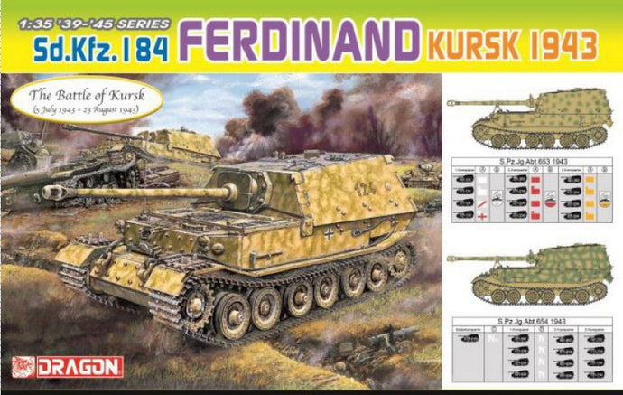 SD.KFZ.184 FERDINAND KURSK 1943 KIT 1:35