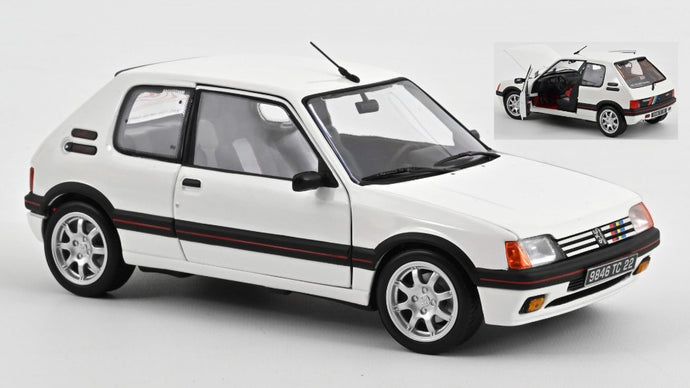 PEUGEOT 205 GTI 1.9 1989 MEIJE WHITE 1:18