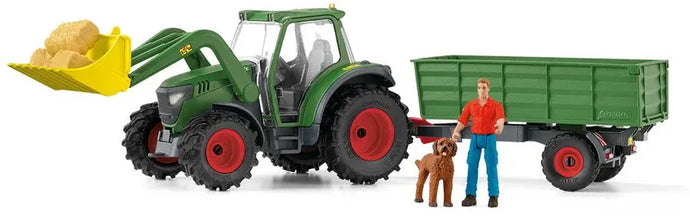 Traktor CON RIMORCHIO