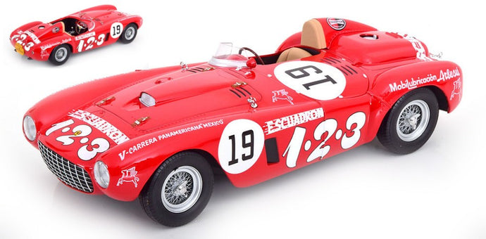 FERRARI 375 PLUS N.1-2-3 WINNER CARRERA PANAMERICANA 1954 MAGLIOLI 1:18