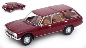 Peugeot 504 BREAK 1976 mørk rød 1:18