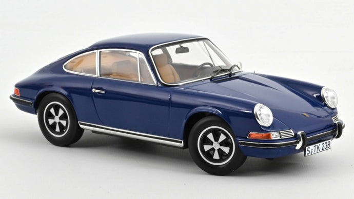 PORSCHE 911 S 1969 BLUE 1:18