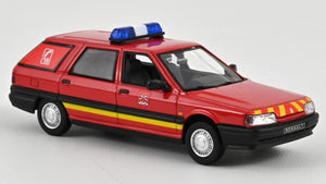 Renault 21 NEVADA POMPIERS - VTULE 1991 rød/gul 1:43