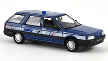 Indlæs billede til gallerivisning Renault 21 NEVADA GENDARMERIE - INFO RECRUTEMENT 1992 blå/hvid 1:43