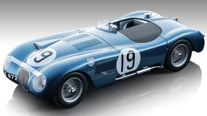 JAGUAR C-TYPE N.19 WINN.GOODWOOD 1953 I.STEWART-N.SANDERSSON 1:18