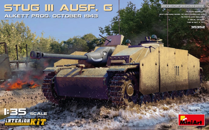STUG III AUSF. G OCTOBER 1943 ALKETT KIT 1:35