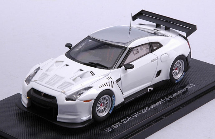 NISSAN GT-R GT1 VERSION FUJI SHAKE DOWN WHITE 1:43