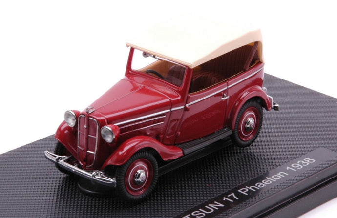 DATSUN 17 PHAETON 1938 AMARANT W/CREAM ROOF 1:43