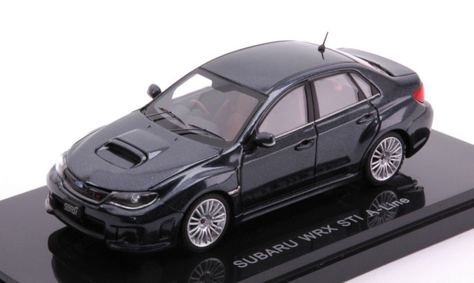 SUBARU WRX STI A-LINE METALLIC BLACK 1:43