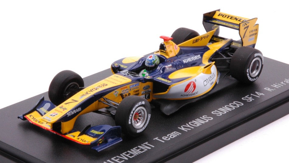 SUPER FORMULA N.7 ACHIEVEMENT TEAM KYGNUS SUNOCO SF14 R.HIRAKAWA 1:43