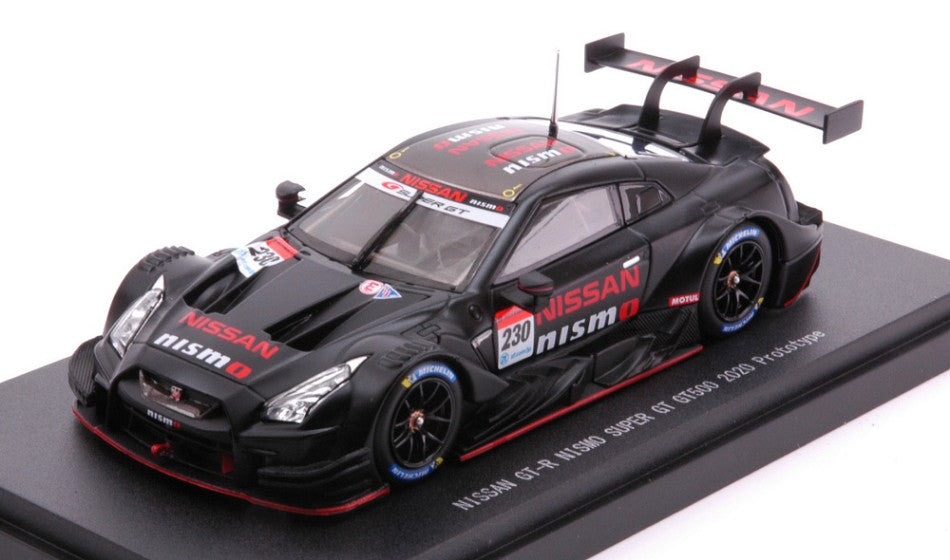 NISSAN GT-R NISMO N.230 SUPER GT500 2020 PROTOTYPE MATT BLACK LIVERY1:43