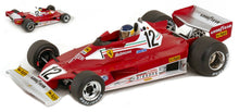 Indlæs billede til gallerivisning FERRARI F1 312T2B TEAM SCUDERIA FERRARI SPA SEFAC N 12 3rd SWEDEN GP 1977 CARLOS REUTEMANN RED WHITE 1:18