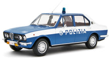 Indlæs billede til gallerivisning Alfa Romeo ALFETTA 1.8 POLIZIA 1976 blå/hvid 1:18
